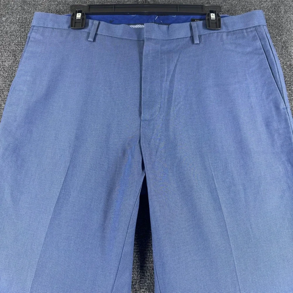 Banana Republic Dress Pants Mens 35x30 Light Blue Non-Iron Modern Slim Fit Chino